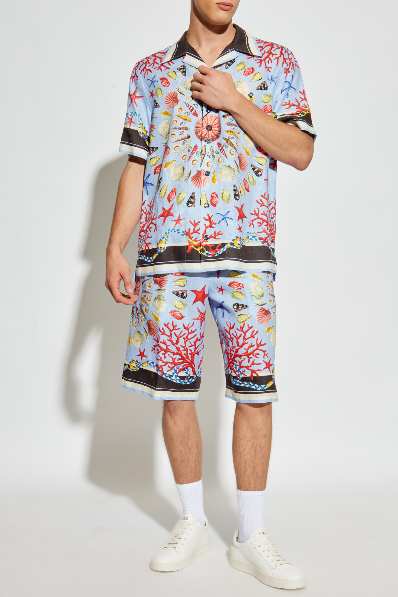 ファッション人気ブランドランキング Multicolour Shirt Gabbana & Dolce motif shell a with トップス